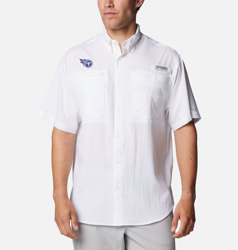 Men's PFG Tamiami Short Sleeve Shirt | 105 | XXL, Color: FTT - White, image 1