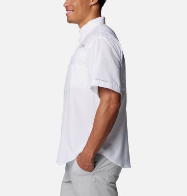 Men's PFG Tamiami Short Sleeve Shirt - Washington Commanders, Color: FWC - White, image 7