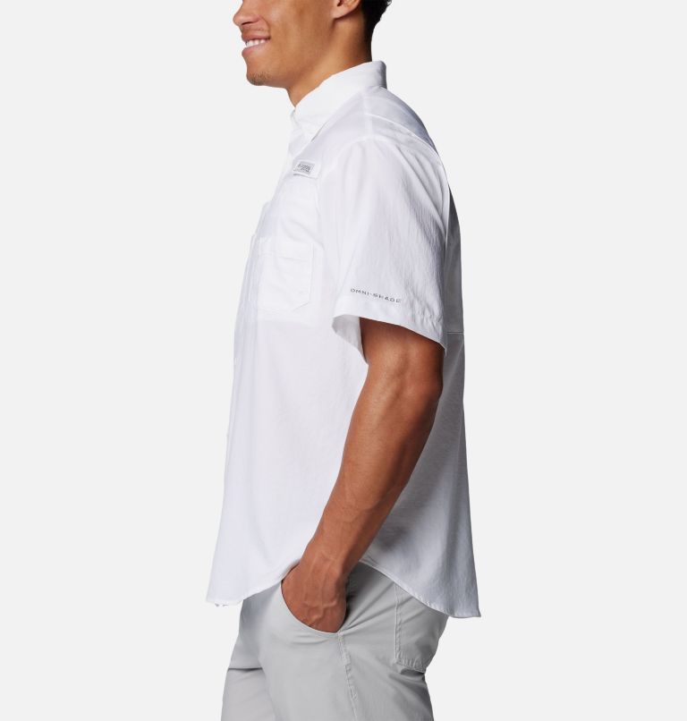 Men's PFG Tamiami Short Sleeve Shirt | 106 | M, Color: FWC - White, image 3