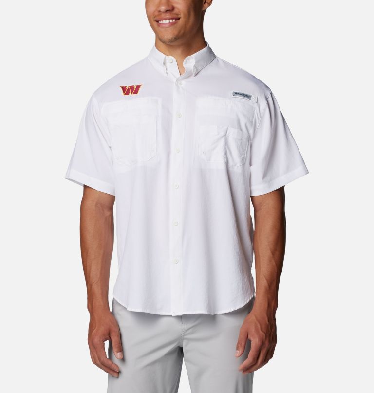 Men's PFG Tamiami Short Sleeve Shirt | 106 | M, Color: FWC - White, image 1