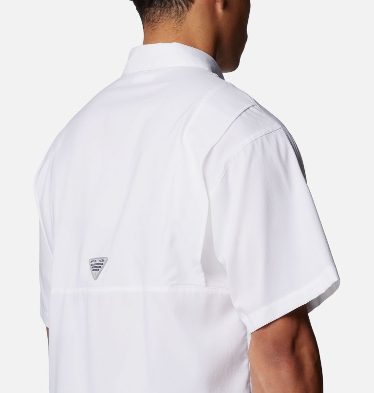 Men's PFG Tamiami Short Sleeve Shirt - Tampa Bay Buccaneers, Color: FTB - White, image 5