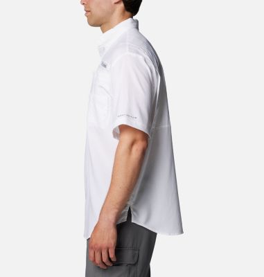 Men's PFG Tamiami Short Sleeve Shirt - New England Patriots, Color: FNP - White, image 3