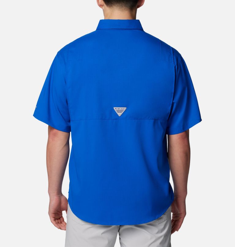 Men's PFG Tamiami Short Sleeve Shirt - Los Angeles Rams, Color: FLR - Azul, image 2