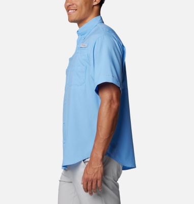 Men's PFG Tamiami Short Sleeve Shirt - Tennessee Titans, Color: FTT - White Cap, image 3