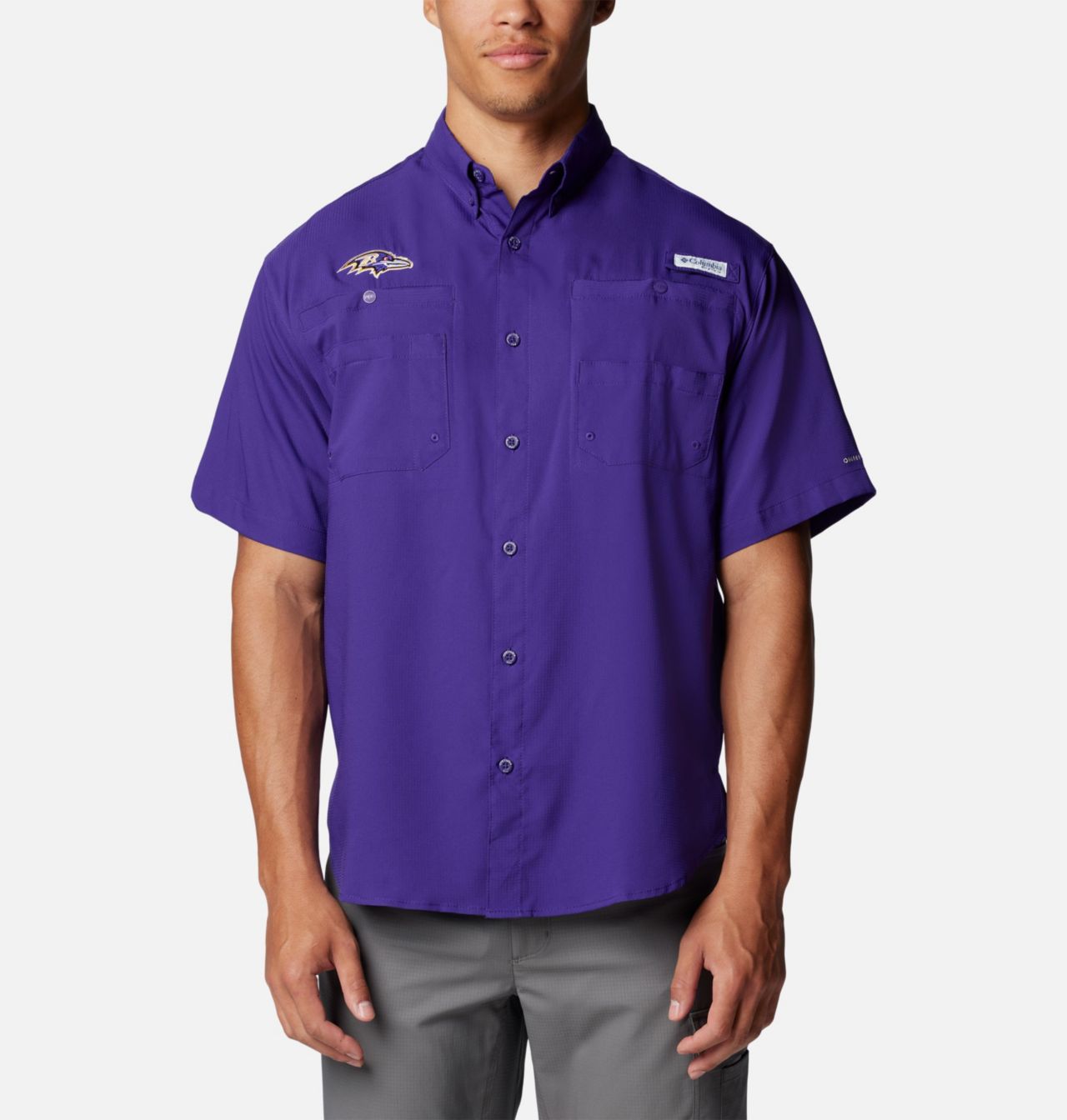Men's PFG Tamiami™ Short Sleeve Shirt - Baltimore Ravens 1