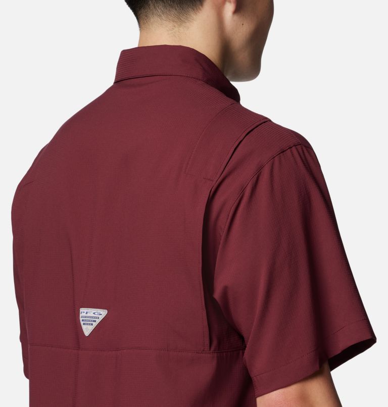 Men's PFG Tamiami Short Sleeve Shirt - Washington Commanders, Color: FWC - Deep Maroon, image 5