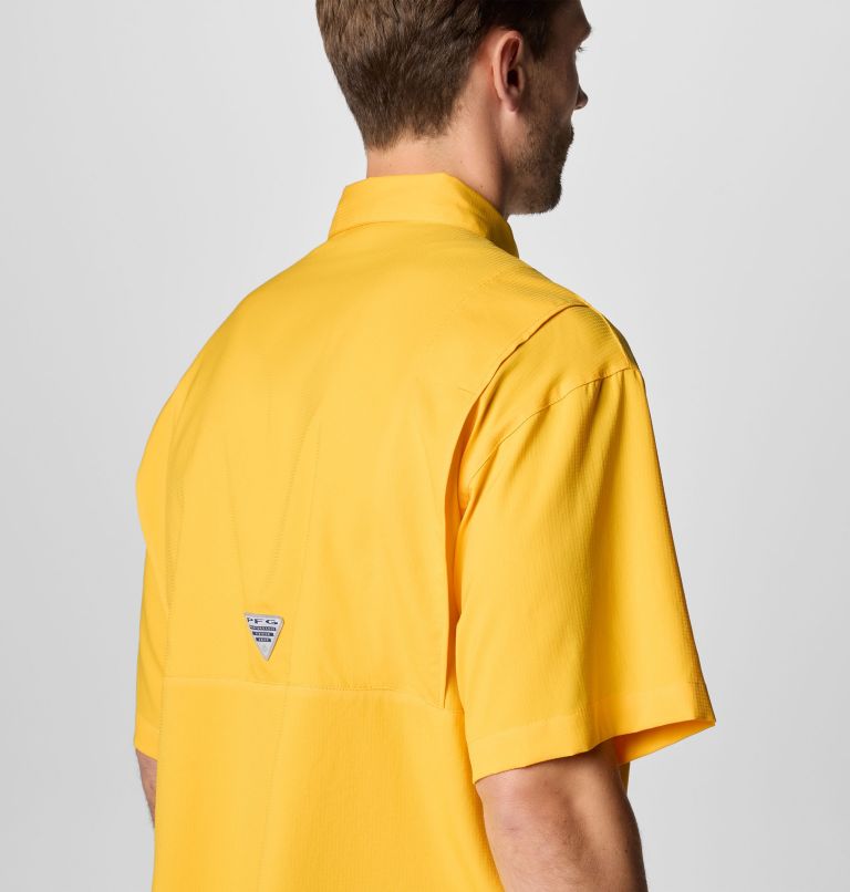 Men's PFG Tamiami Short Sleeve Shirt - Pittsburgh Steelers, Color: FPS - Stinger, image 6