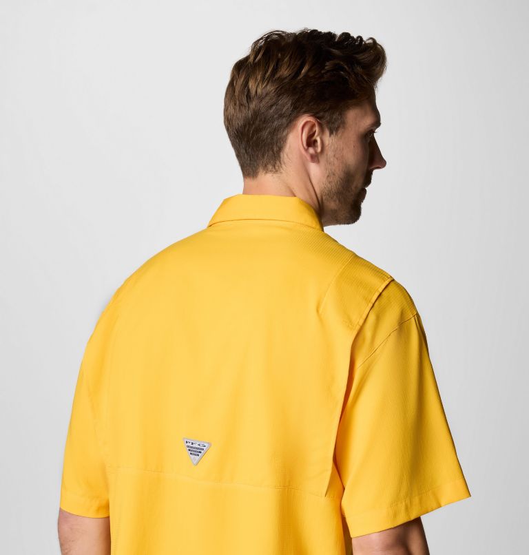 Men's PFG Tamiami Short Sleeve Shirt - Los Angeles Rams, Color: FLR - Stinger, image 6