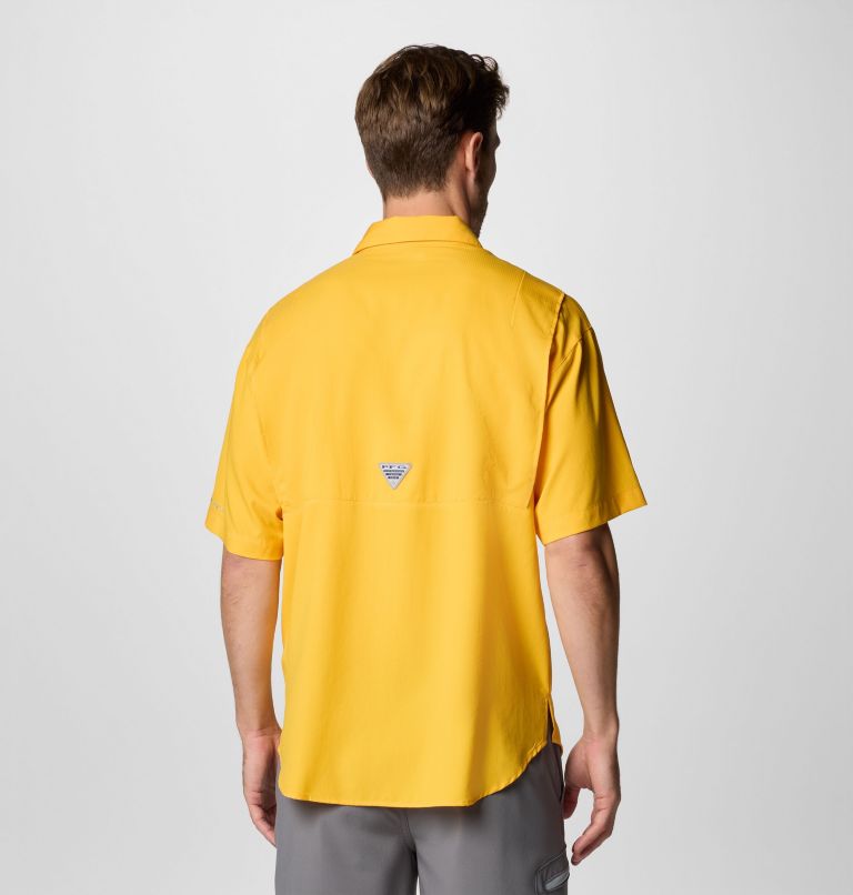 Men's PFG Tamiami Short Sleeve Shirt - Los Angeles Rams, Color: FLR - Stinger, image 2