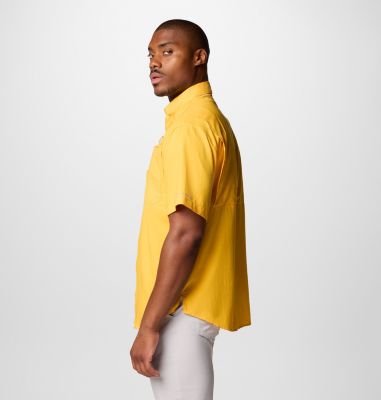 Men's PFG Tamiami Short Sleeve Shirt - Kansas City Chiefs, Color: FKC - Stinger, image 4