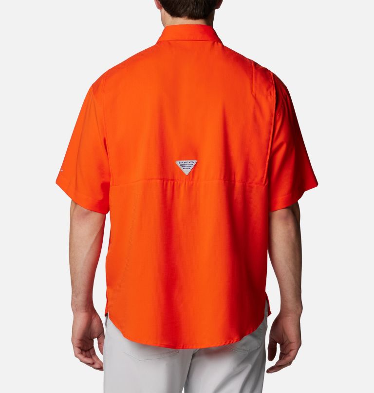 Men's PFG Tamiami Short Sleeve Shirt - Denver Broncos, Color: FDB - State Orange, image 2