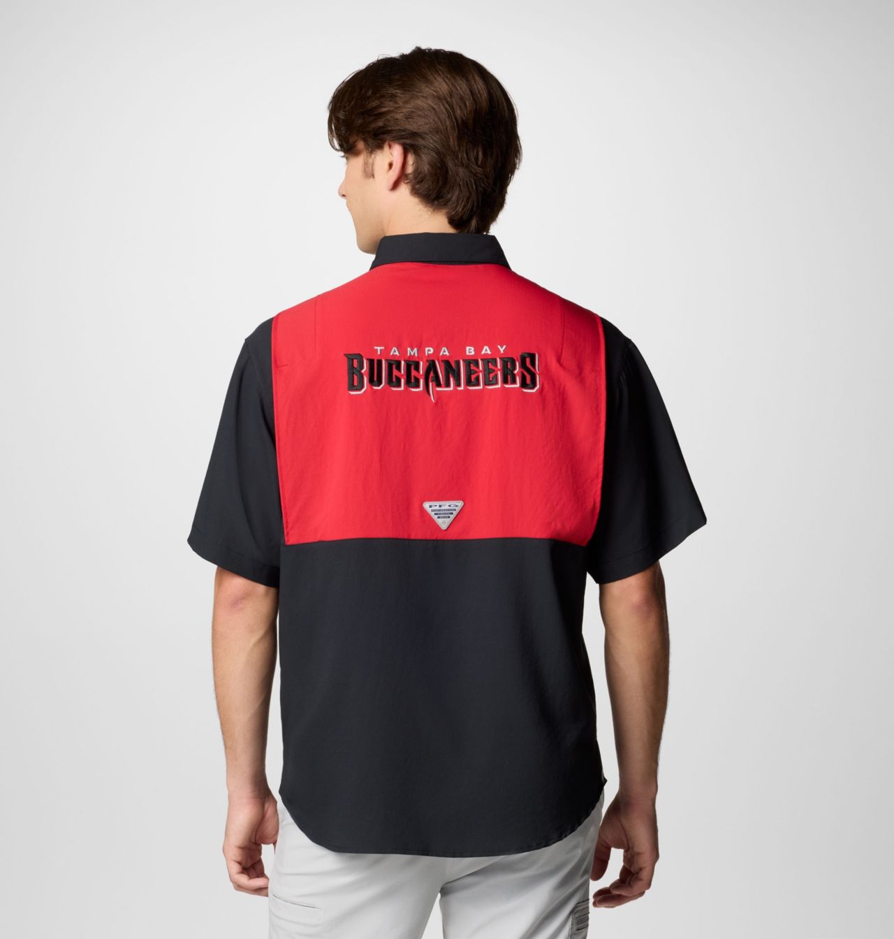 Men's PFG Tamiami™ Colorblocked Short Sleeve Shirt - Tampa Bay Buccaneers 3
