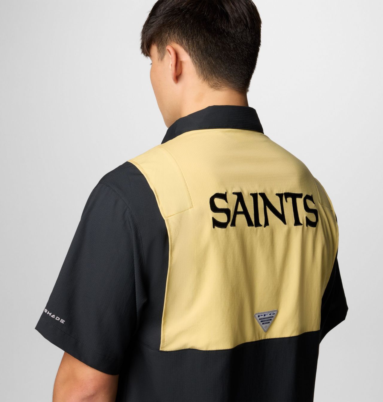 Men's PFG Tamiami™ Colorblocked Short Sleeve Shirt - New Orleans Saints 5