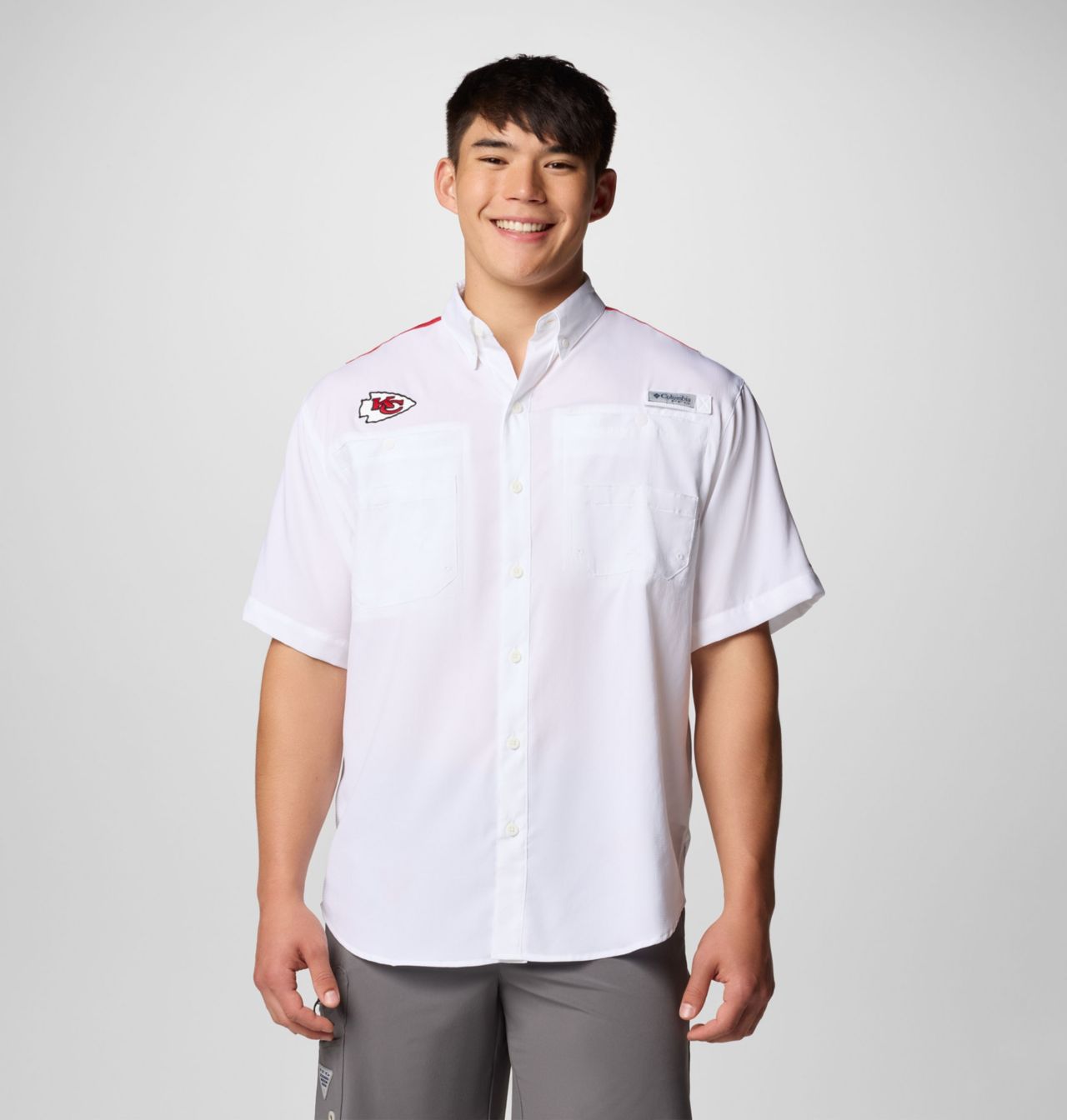 Men's PFG Tamiami™ Colorblocked Short Sleeve Shirt | 100 | XXL 1