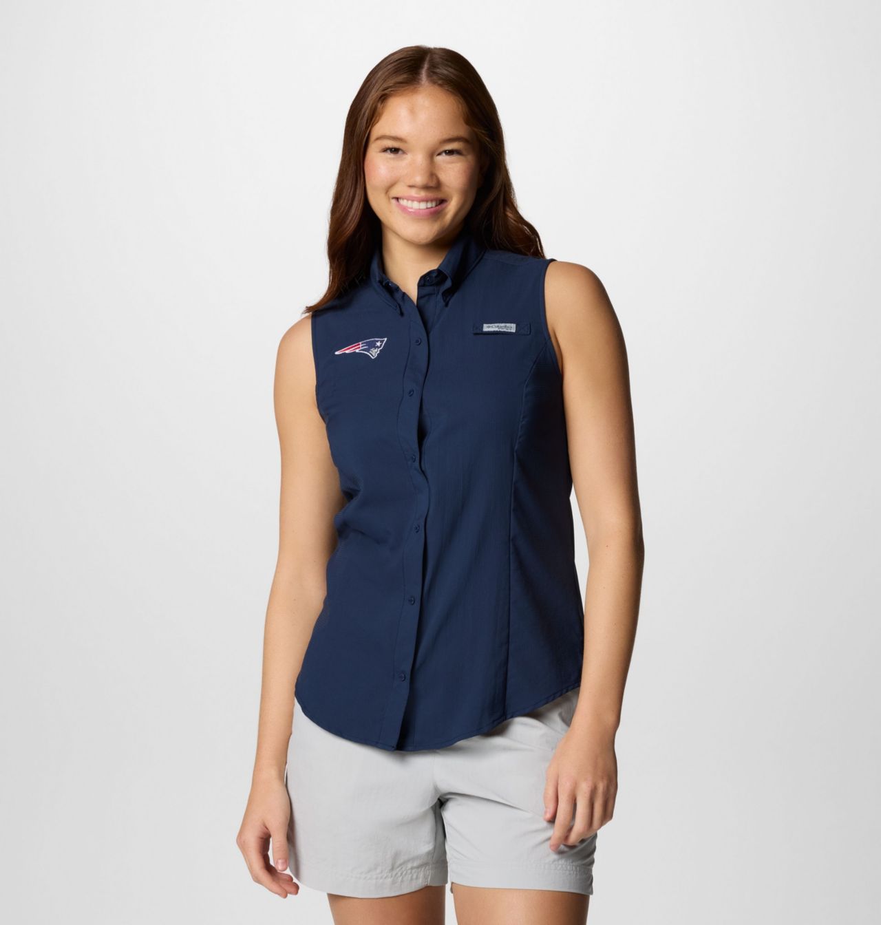 Women's PFG Tamiami™ Sleeveless Shirt - New England Patriots 1