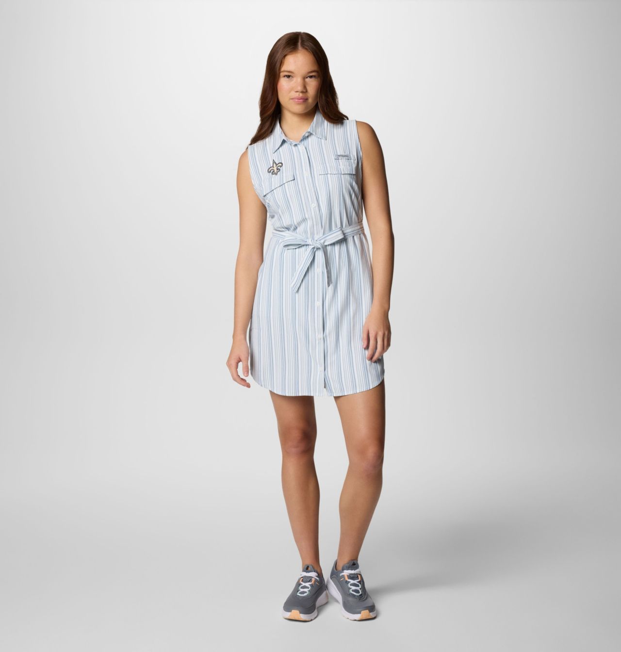 Women's PFG Sun Drifter™ Woven Dress II - New Orleans Saints 2