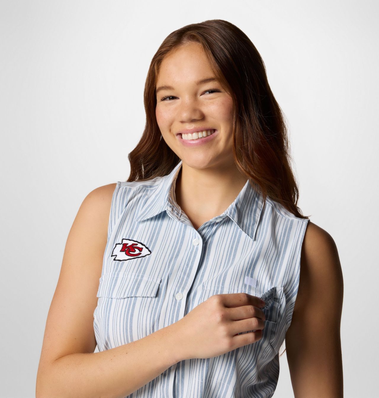 Women's PFG Sun Drifter™ Woven Dress II - Kansas City Chiefs 5