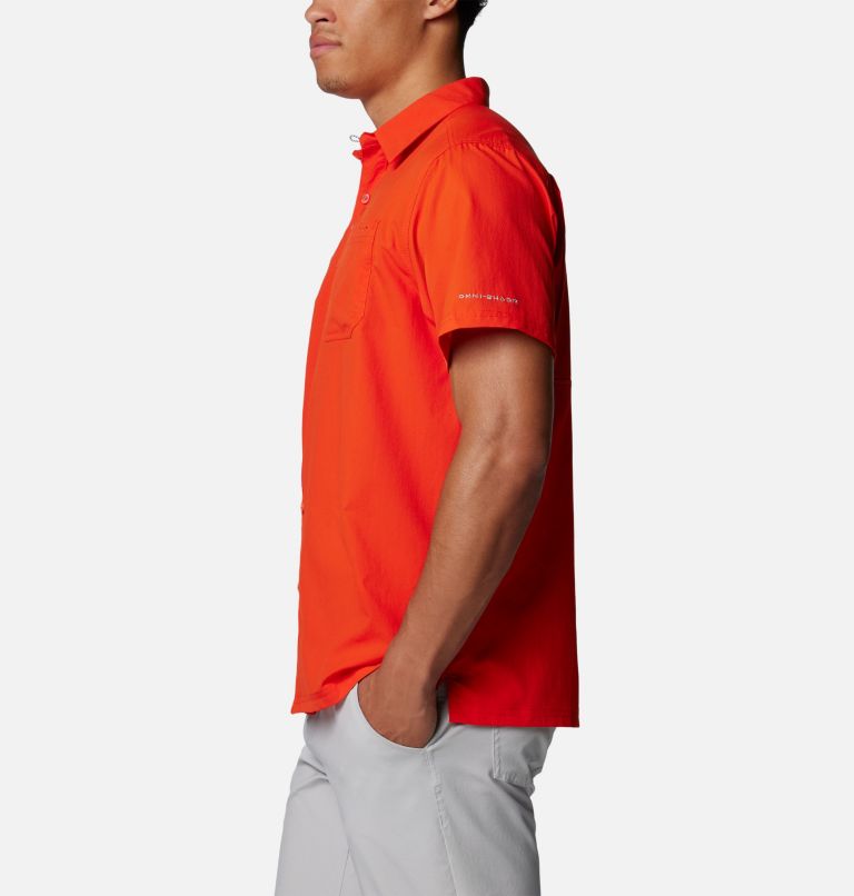 Men's NFL Slack Tide Camp Shirt, Color: FDB - State Orange, image 3