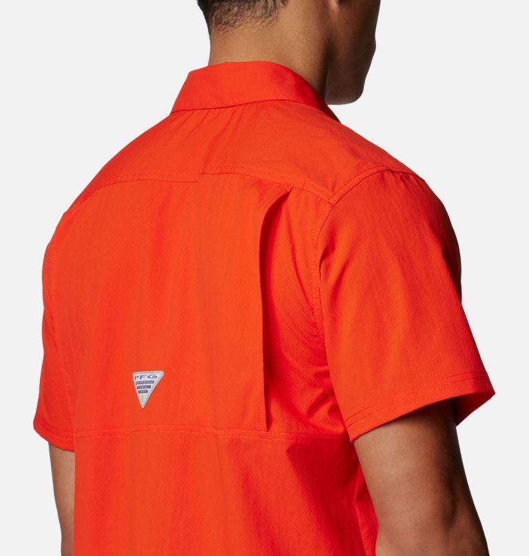 Men's NFL Slack Tide Camp Shirt, Color: FDB - State Orange, image 5