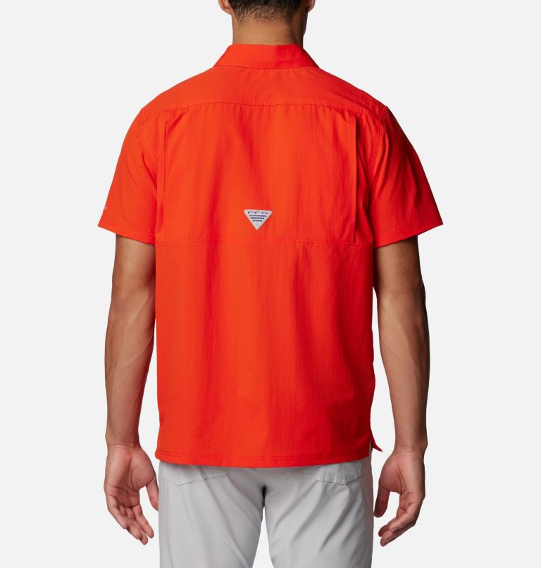 Men's NFL Slack Tide Camp Shirt, Color: FDB - State Orange, image 2