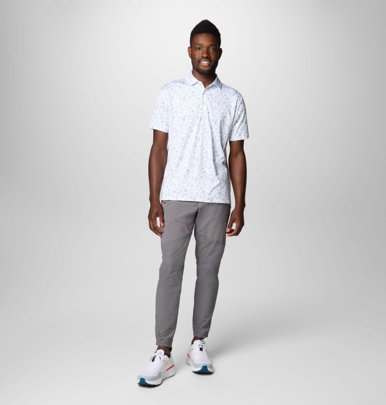 Men's Countryside Green Polo, Color: Cool Grey, image 3