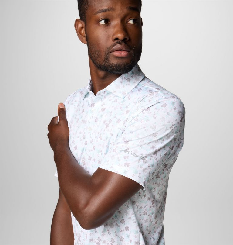 Men's Countryside Green Polo, Color: Cool Grey, image 6