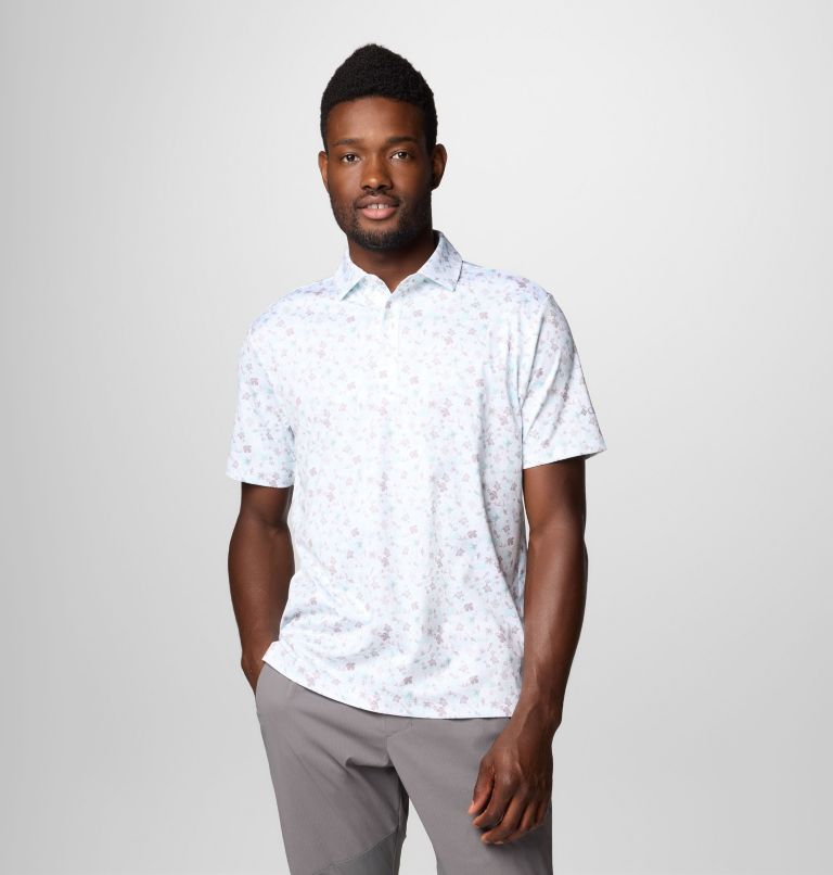 Men's Countryside Green Polo, Color: Cool Grey, image 1