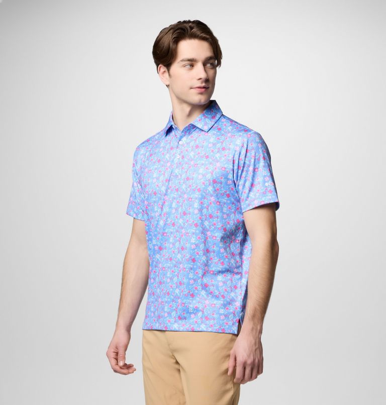 Men's Countryside Green Polo, Color: White Cap, image 4