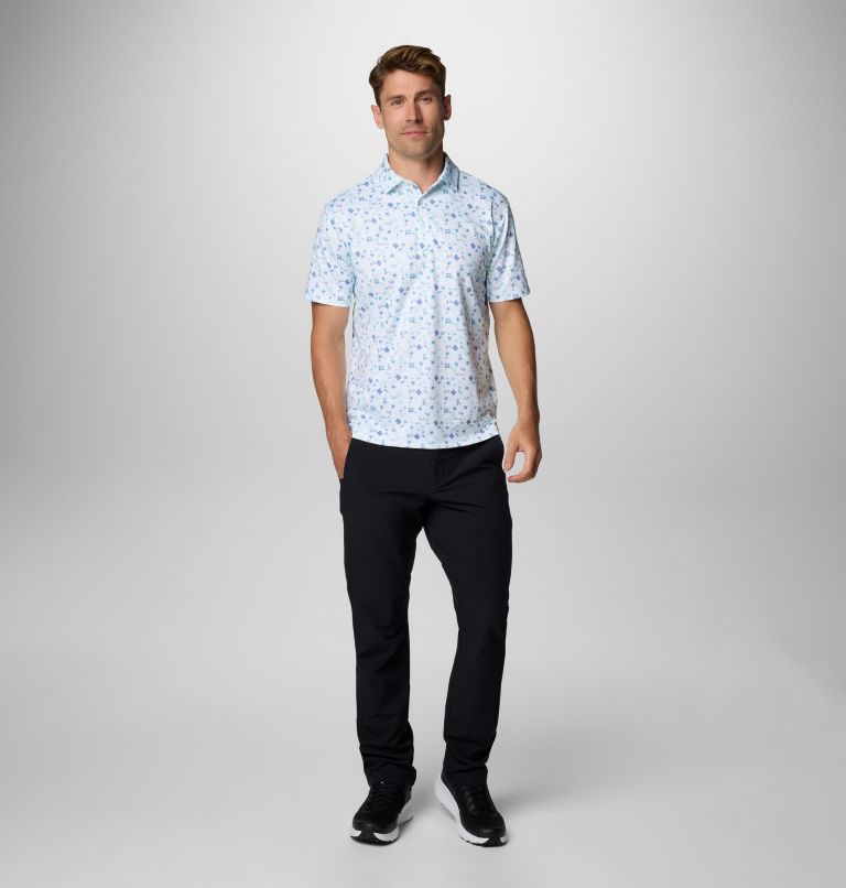 Men's Countryside Green Polo, Color: Skyler, image 3