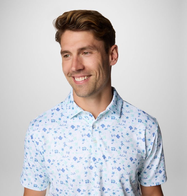 Men's Countryside Green Polo, Color: Skyler, image 5