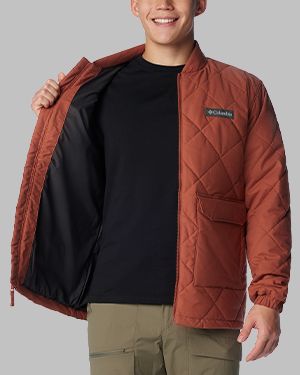 Blue insulated jacket