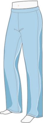 Woman's Legs in Relaxed Fit Pants