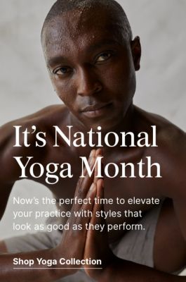 An image representing national yoga month.
