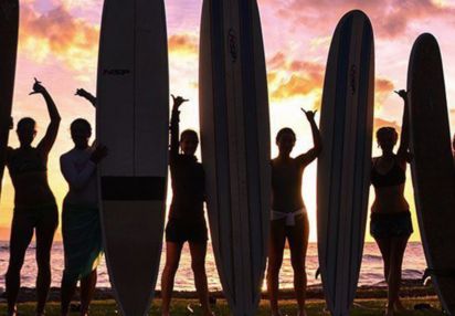 Womens Plus Size Swim Leggings UPF 50 Surf Paddle Board, Maui