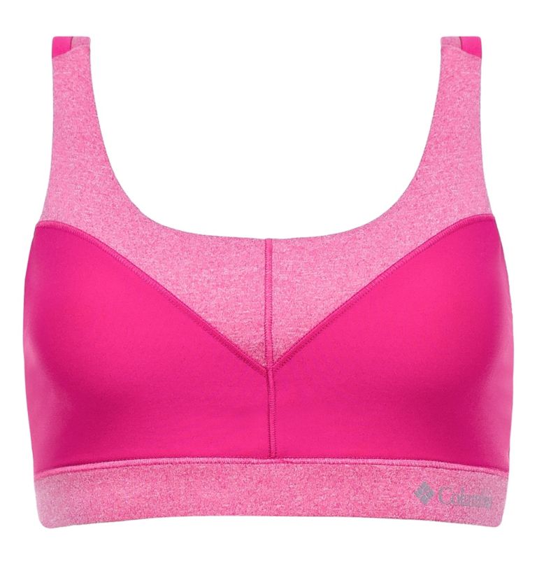 Women's Heather Block Racerback Bra