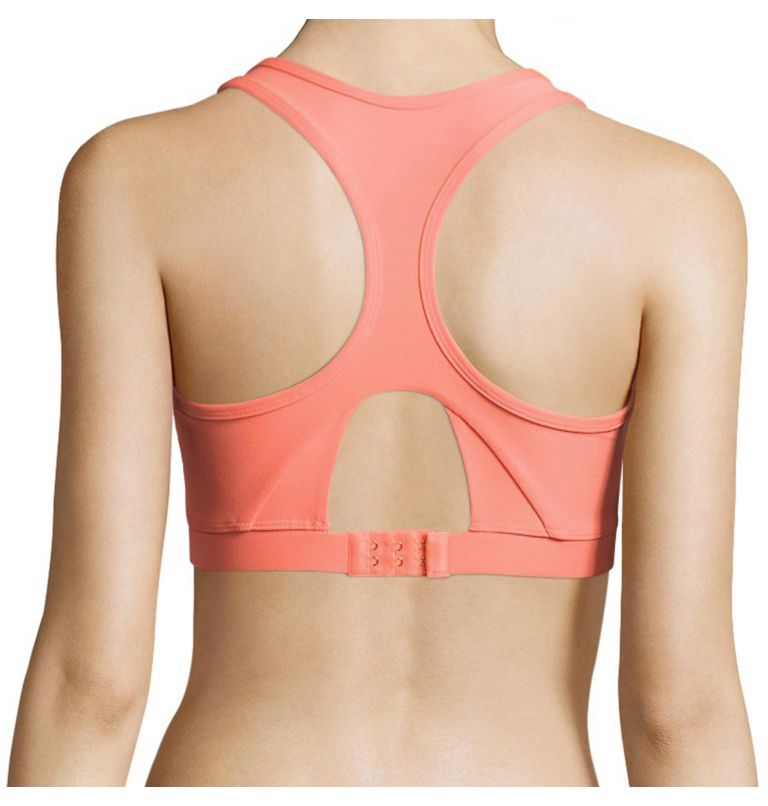 Women's Tech Omni Racerback Bra, Color: Sparkling peach, image 2