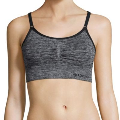 Women's Key Hole Seamless Cami Bra Women's Key Hole Seamless Cami Bra, Black, front