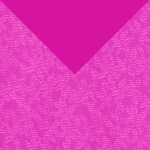 Groovy Pink Flora Lines Print