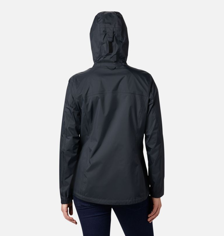 Women’s EvaPOURation Rain Jacket, Color: Black, image 2