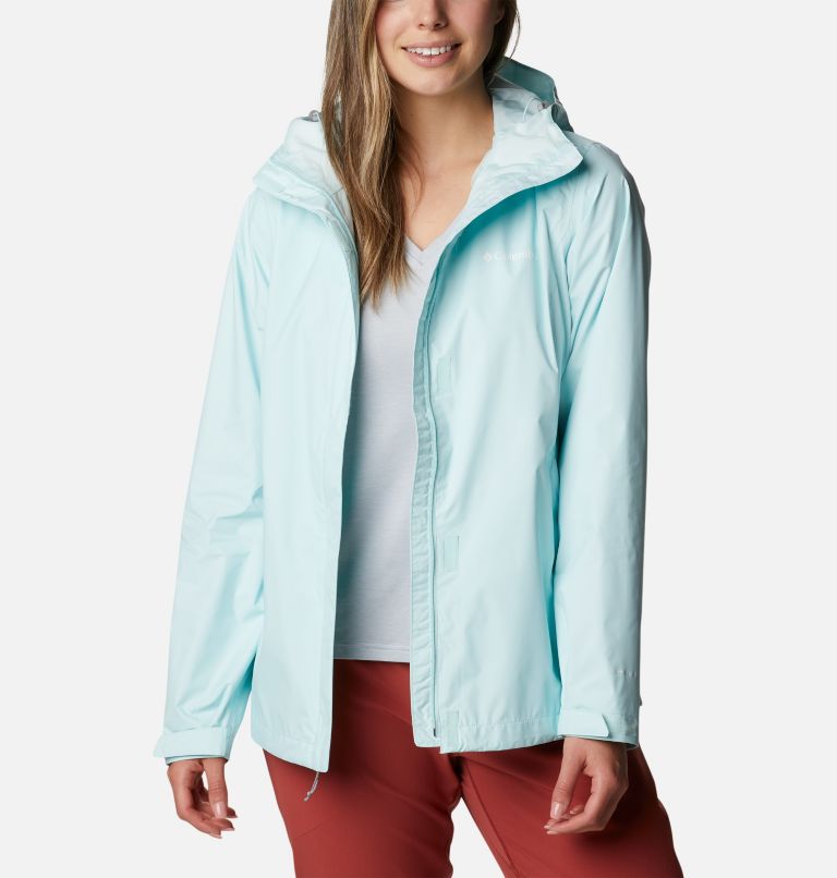 Women’s Arcadia II Rain Jacket, Color: Icy Morn