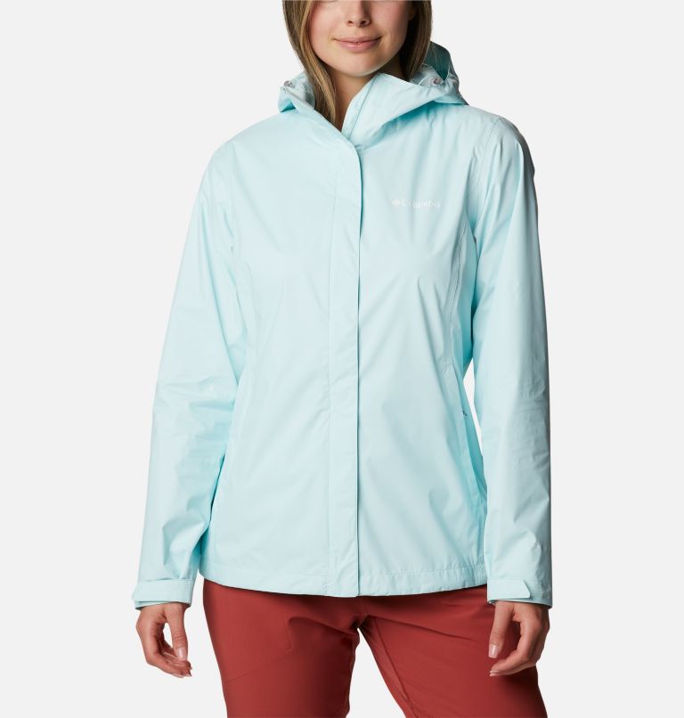 Women’s Arcadia II Rain Jacket, Color: Icy Morn, image 1
