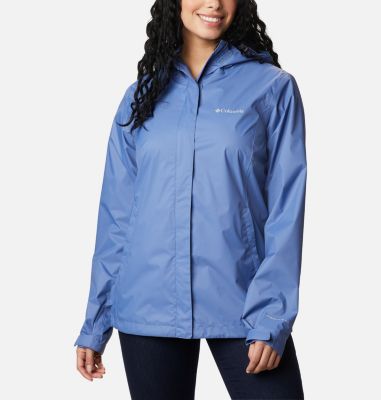 women's columbia rain to fame hooded rain jacket