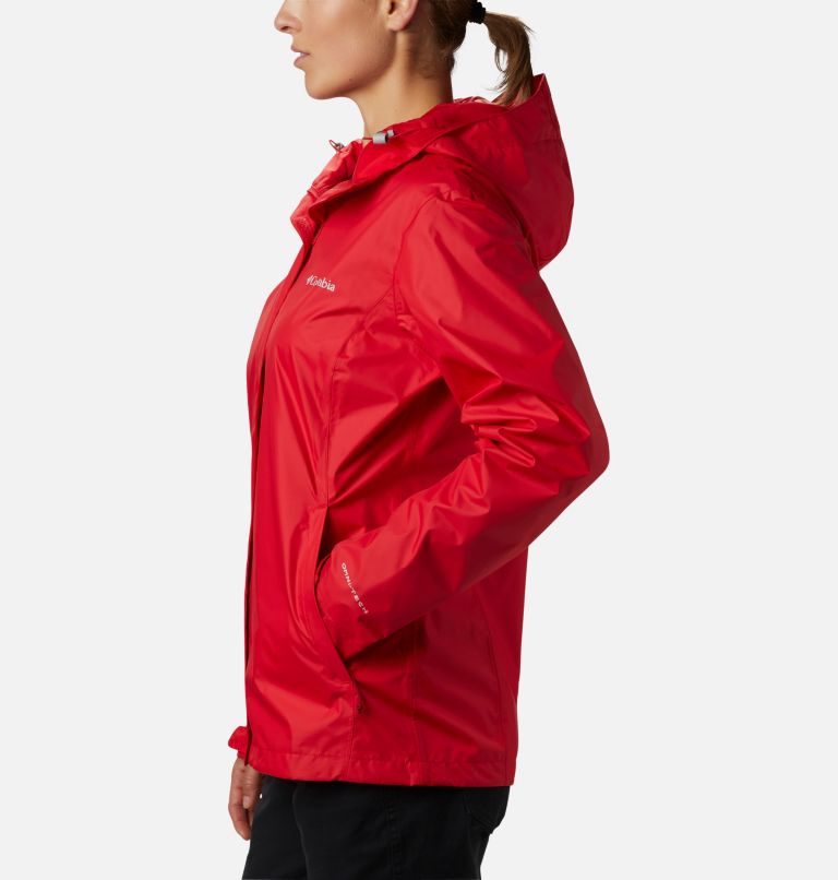 Thumbnail: Women’s Arcadia II Rain Jacket, Color: Red Lily, image 3