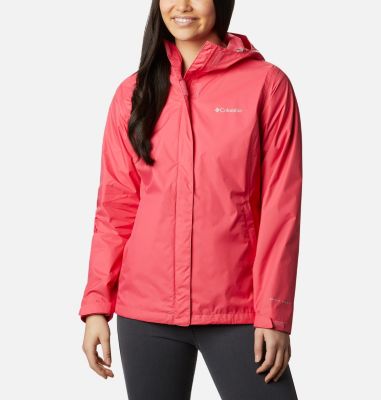 columbia womens yellow rain jacket