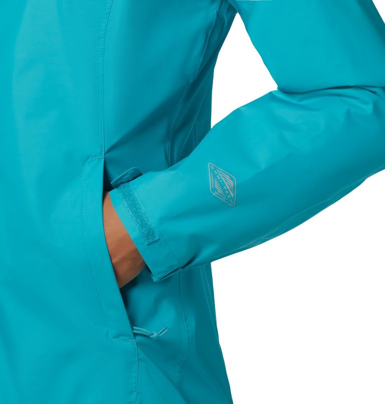 Women’s Arcadia II Rain Jacket, Color: Geyser, image 3