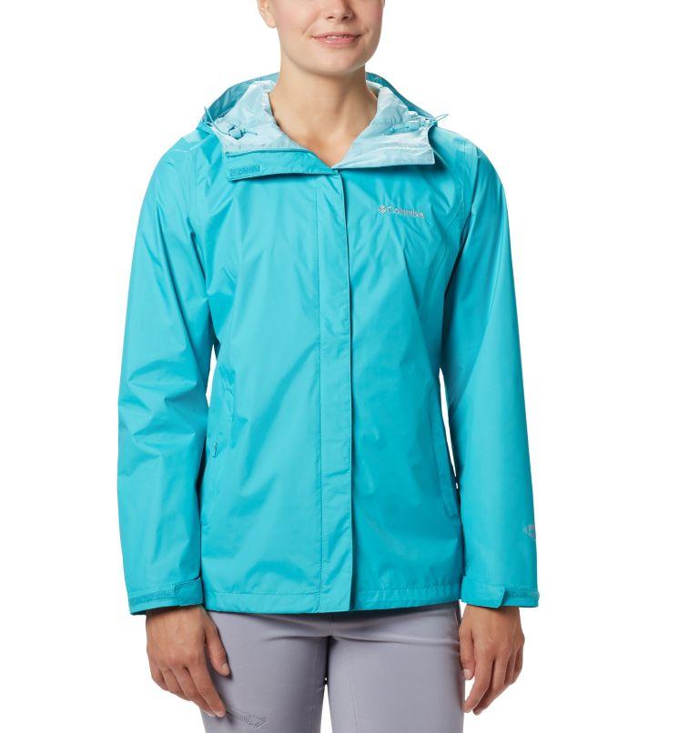 Women’s Arcadia II Rain Jacket, Color: Geyser, image 1