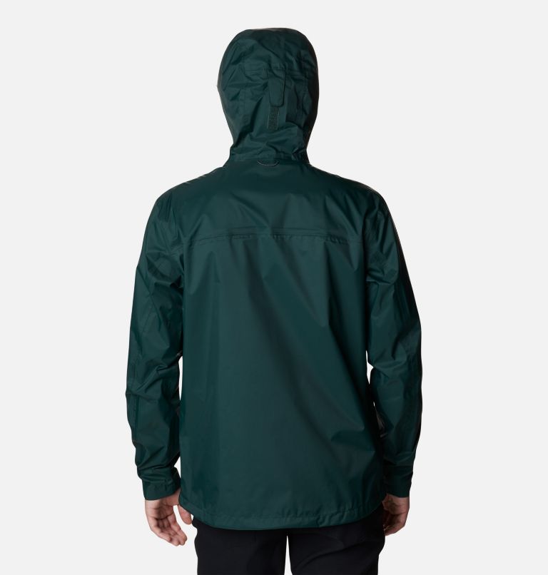 Men's EvaPOURation Rain Jacket, Color: Spruce, image 2
