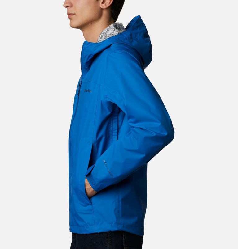 Men's EvaPOURation Rain Jacket, Color: Bright Indigo
