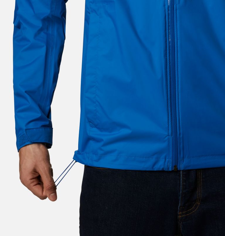 Men's EvaPOURation Rain Jacket, Color: Bright Indigo, image 7