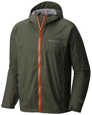 columbia men's evapouration waterproof rain jacket